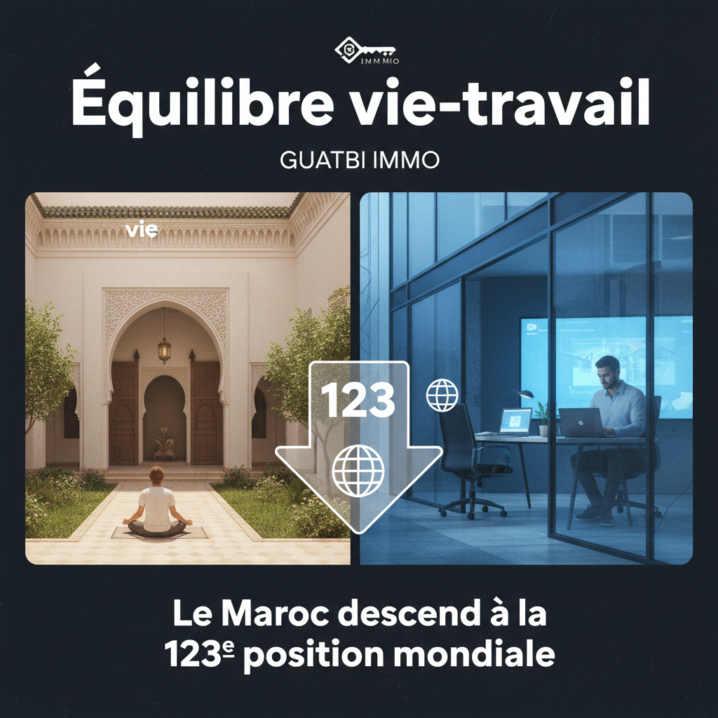 Équilibre vie-travail: Le Maroc descend à la 123ᵉ position mondiale